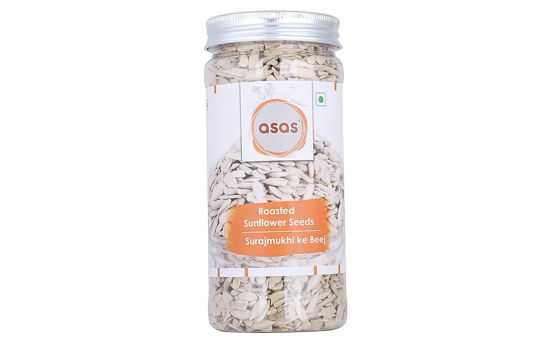 Asas Roasted Sunflower Seeds (Surajmukhi Ke Beej)   Plastic Jar  250 grams